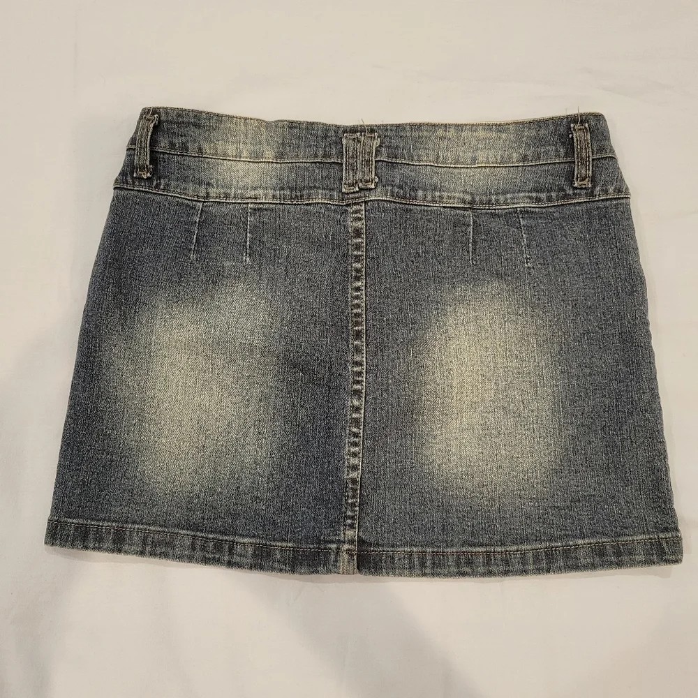 Women's Denim Mini Skirt Casual Blue Jean Skirts Stretch Size 30 - Picture 10 of 10